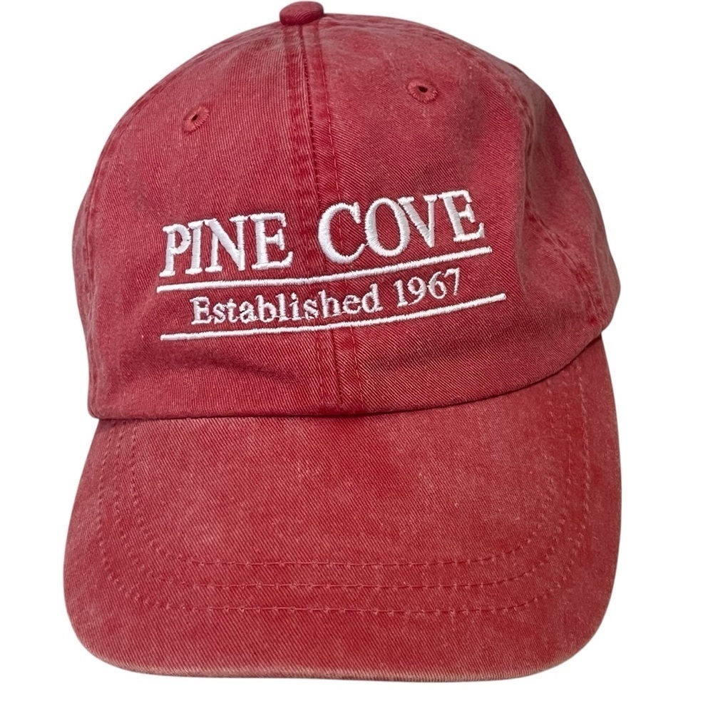 "Pine Cove" Adjustable Reddish Pink Ball Cap